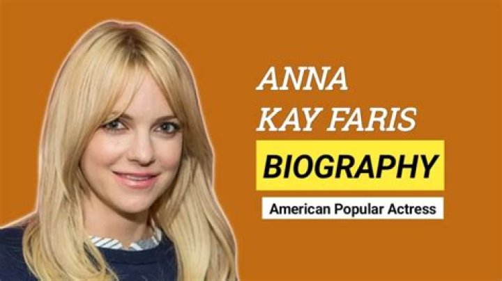 Anna Faris - Age, Family, Bio