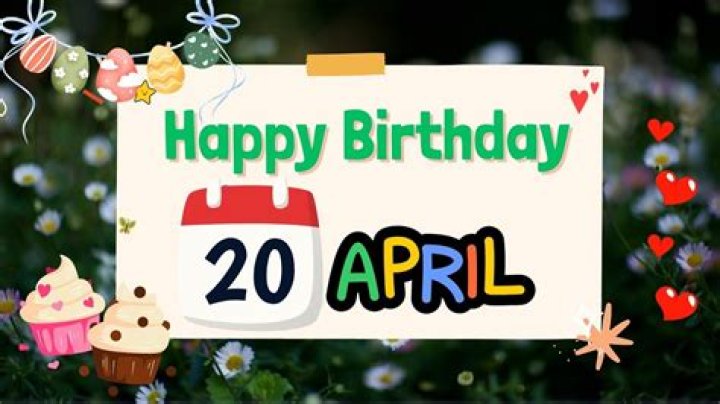 April 20 Birthdays By Profession