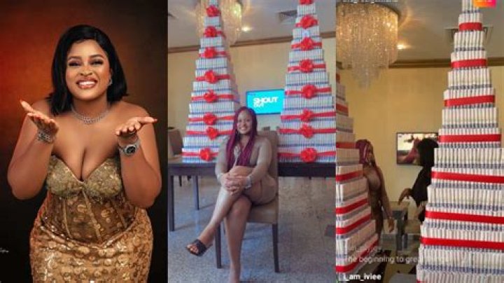 
BBNaija Season 7: Amaka Beams With Joy As She Receives Huge Money Cakes From Fans And A Luxury Gift From Nengi 