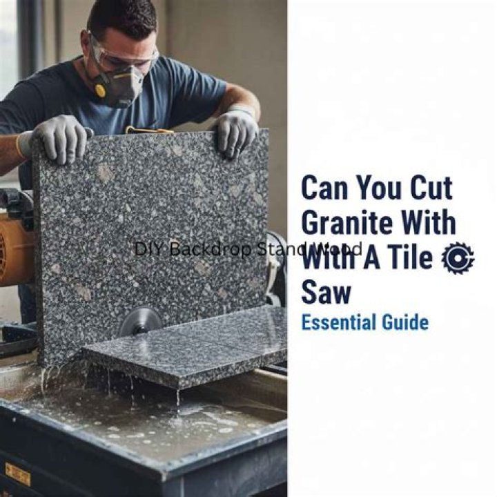 Can a tile saw cut granite?