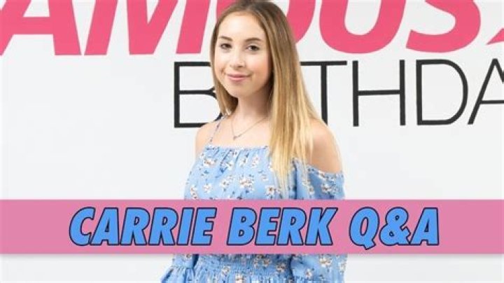 Carrie Berk Q&A (2019) | Famous Birthdays