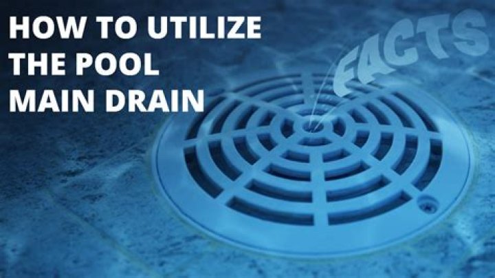How do I unblock the main drain in my pool?