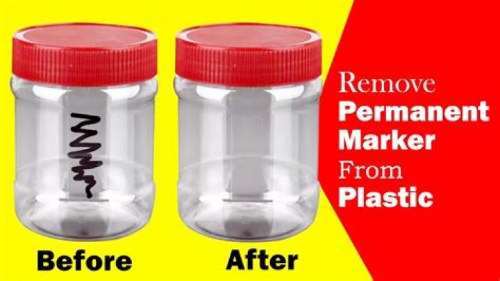 How do you remove permanent vinyl from plastic?