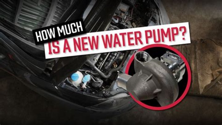 How much does it cost to replace BMW water pump?