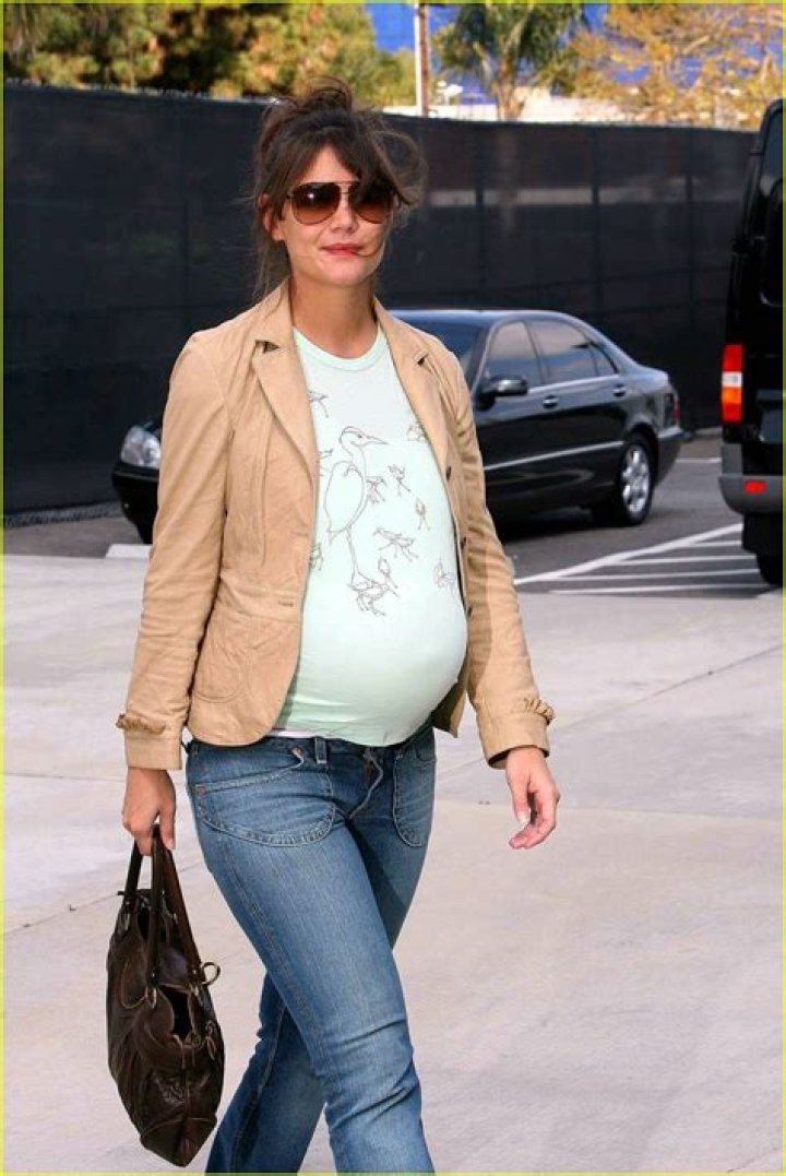 Katie Holmes is really pregnant
