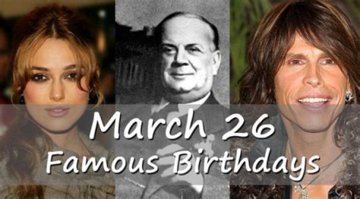 March 26 Birthdays | Famous Birthdays