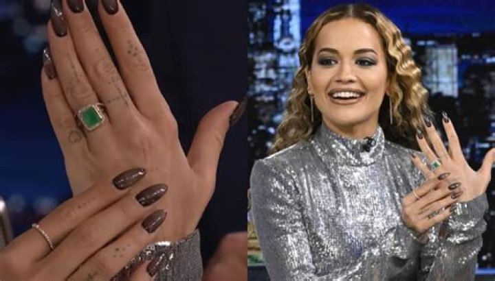 
Rita Ora Unveils Her Emerald and Gold Wedding Ring From Her Marriage to Taika Waititi 