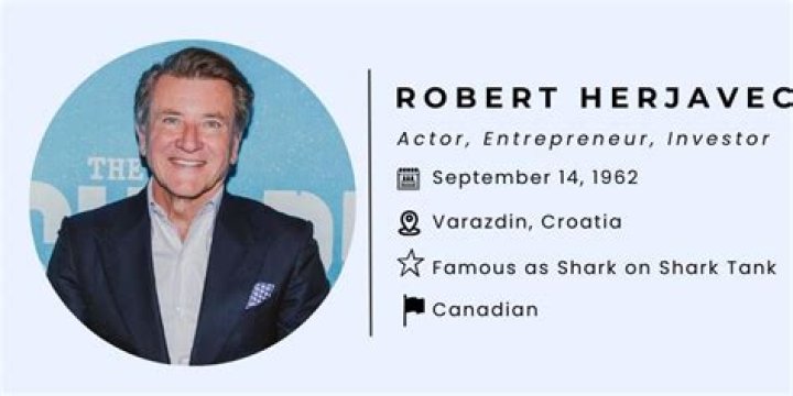 Robert Herjavec Bio (Wiki) 