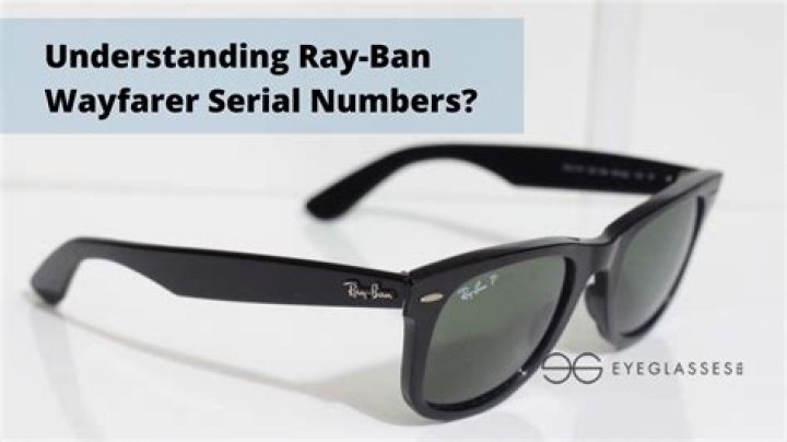 What do the numbers on my Ray Bans mean?