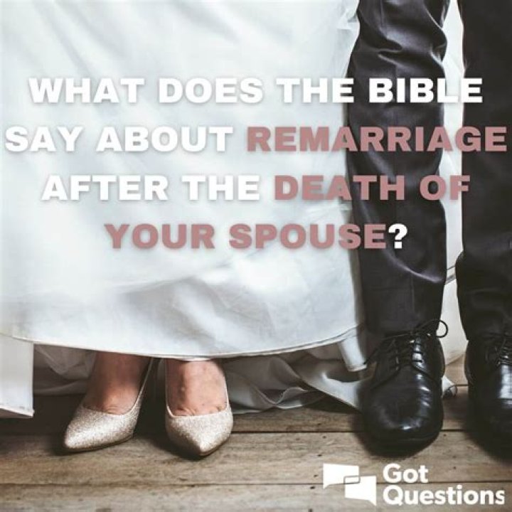 What does the Bible say about remarriage after the death of your spouse?