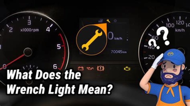 What does the orange wrench light mean on my Mazda?
