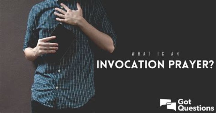 What is an invocation prayer?