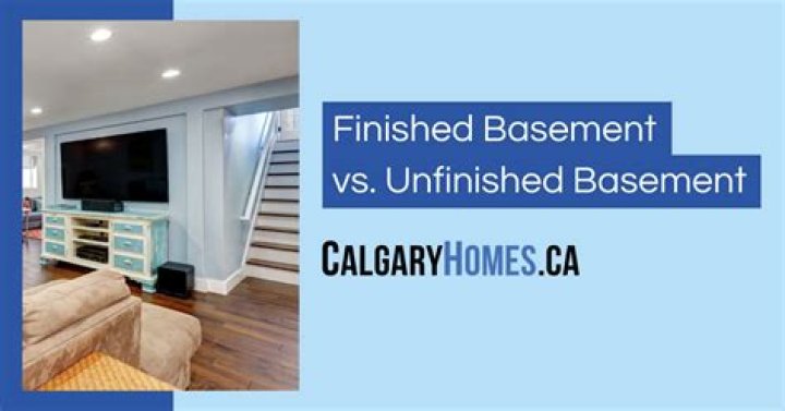 What’s the difference between a finished and unfinished basement?