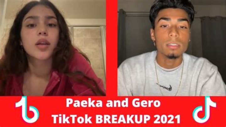 Why did TikTok couple Gero and Paeka breakup?