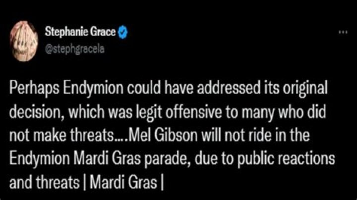 Why was Mel Gibson removed as co-Grand Marshal? 2023 Krewe of Endymion Mardi Gras parade controversy explained