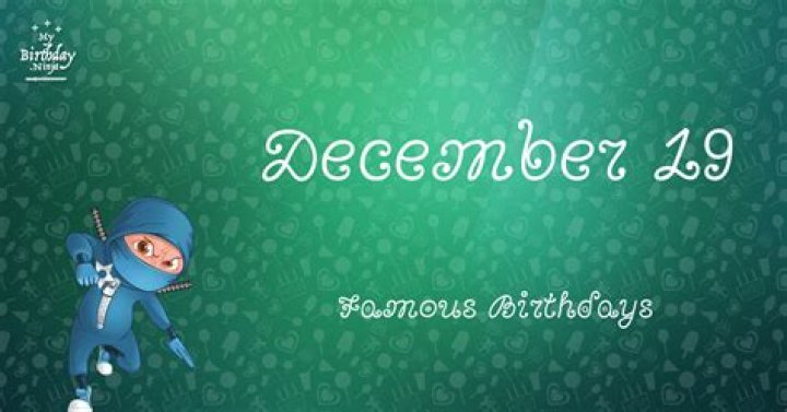 YouTube Stars Born December 19